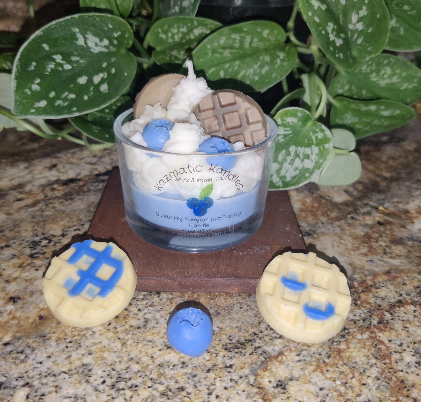 Blueberry Pumpkin Waffle Soy Candle